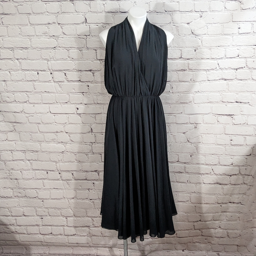 Vintage Morgan Taylor Black Swing Dress